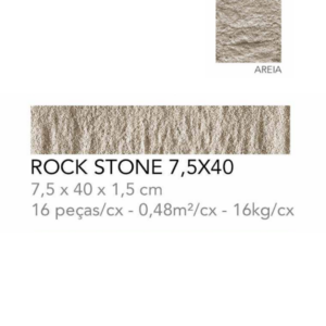 ROCK STONE (7,5x40) AREIA BEGE