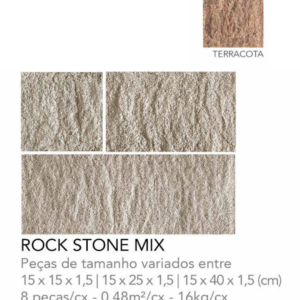ROCK STONE MIX TERRACOTA LARANJA
