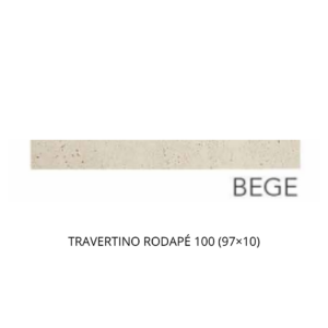 TRAVERTINO RODAPÉ 100 (97x10) BEGE