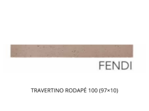 TRAVERTINO RODAPÉ 100 (97x10) FENDI