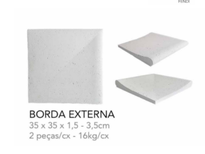TRAVERTINO BORDA (PEITO DE POMBO) FINITO EXTERNA FENDI