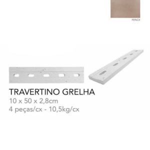 TRAVERTINO GRELHA FENDI