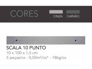 SCALA 10 PUNTO CARVÃO