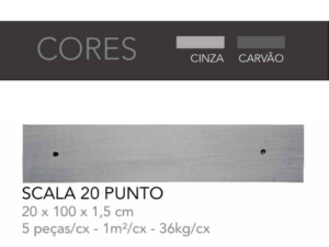 SCALA 20 PUNTO CINZA