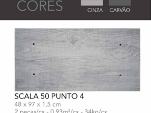 SCALA 50 (48x97) PUNTO 4 CINZA
