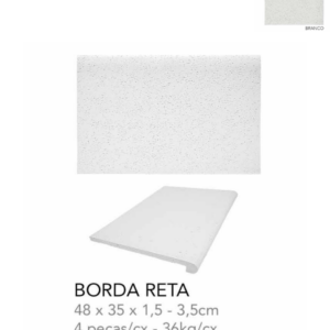 ORLA BORDA RETA  BRANCO