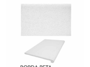 ORLA BORDA RETA CINZA