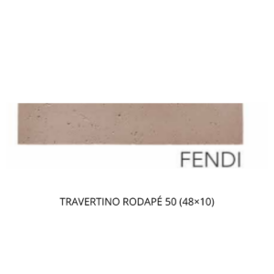 TRAVERTINO RODAPÉ 50 (48x10) FENDI