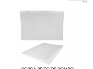 TRAVERTINO BORDA (PEITO DE POMBO) BEGE