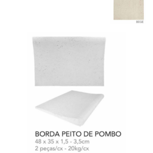 TRAVERTINO BORDA (PEITO DE POMBO) BEGE
