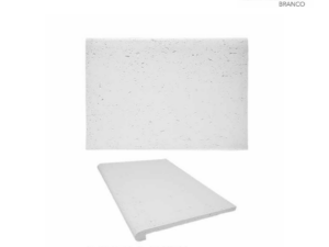 TRAVERTINO BORDA RETA BRANCO