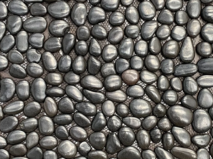 Seixo Polido Telado Preto Gloss