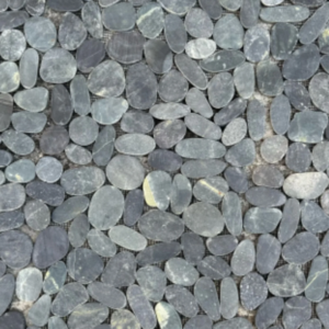 Seixo Flat Telado Preto / Chumbo