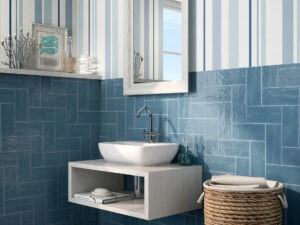MAIOLICA CRACKLE BLUE STEEL 3X12