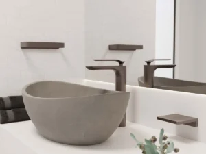 CUBA DE APOIO DUPLO ARCO LIGHT CONCRETE