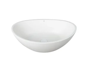 CUBA DE APOIO DUPLO ARCO WHITE TERRAZZO