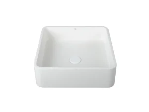 CUBA DE APOIO QUADRADA WHITE TERRAZZO