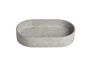 CUBA DE APOIO OVAL LIGHT CONCRETE