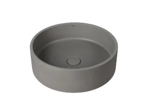 CUBA DE APOIO REDONDA MOSS GREY TERRAZZO