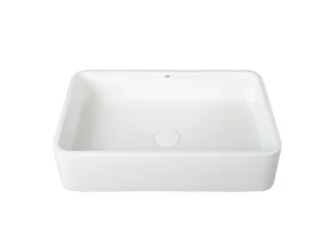 CUBA DE APOIO RETANGULAR WHITE TERRAZZO