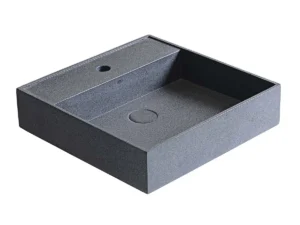 CUBA DE APOIO QUADRADA COM MESA DARK BLUE TERRAZZO