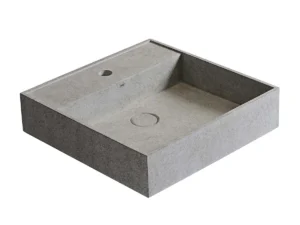 CUBA DE APOIO QUADRADA COM MESA LIGHT CONCRETE