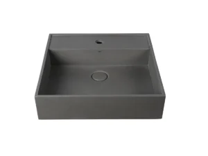 CUBA DE APOIO QUADRADA COM MESA MOSS GREY TERRAZZO