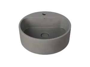 CUBA DE APOIO REDONDA COM MESA MOSS GREY TERRAZZO