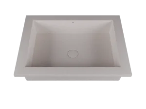 CUBA DE EMBUTIR OU SOBREPOR OFF WHITE TERRAZZO