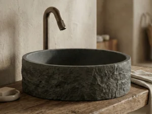 CUBA REDONDA ROCK MOSS GREY TERRAZZO - NEW